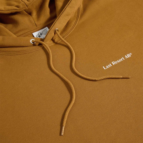 Last Resort Ab Altlas Monogram Hoodie Sweat A Capuche - Golden Brown / White - Streetart.fr